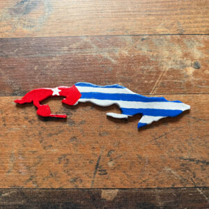 Cuba - Carte en argile